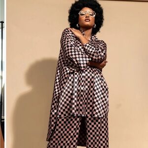 Dressed in Lala satin set